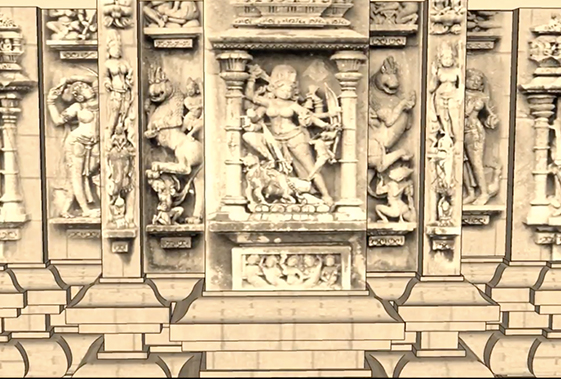 What are Parts of a Temple?