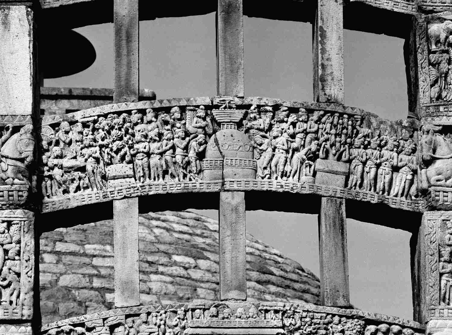 Stupa 3, Sanchi, Madhya Pradesh