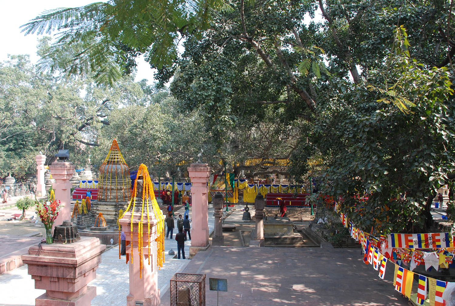 Mahabodhi temple complex (Asher Collection)