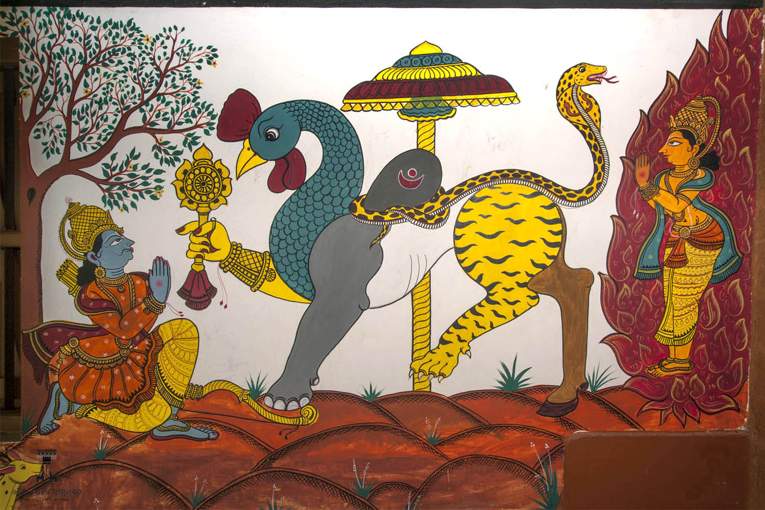 Kala Bhoomi Odisha Crafts Museum, Bhubaneswar, Odisha. 
