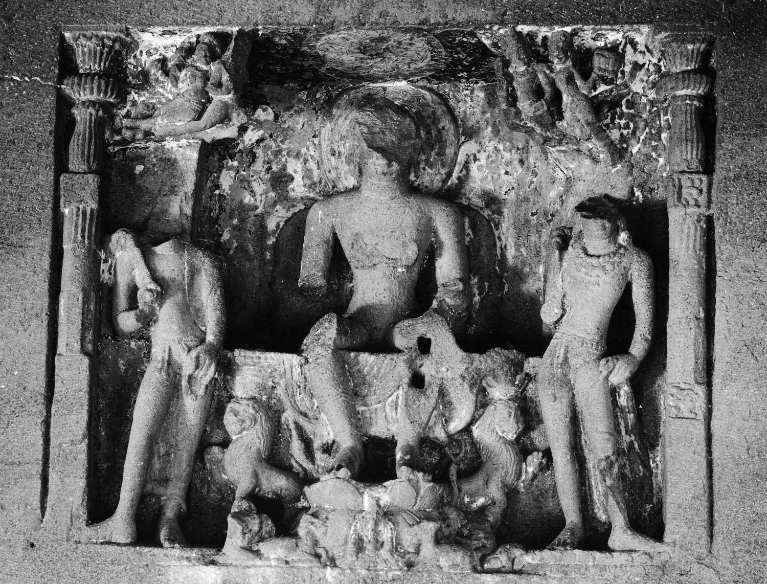 Cave 04, Ajanta, Aurangabad, Maharashtra