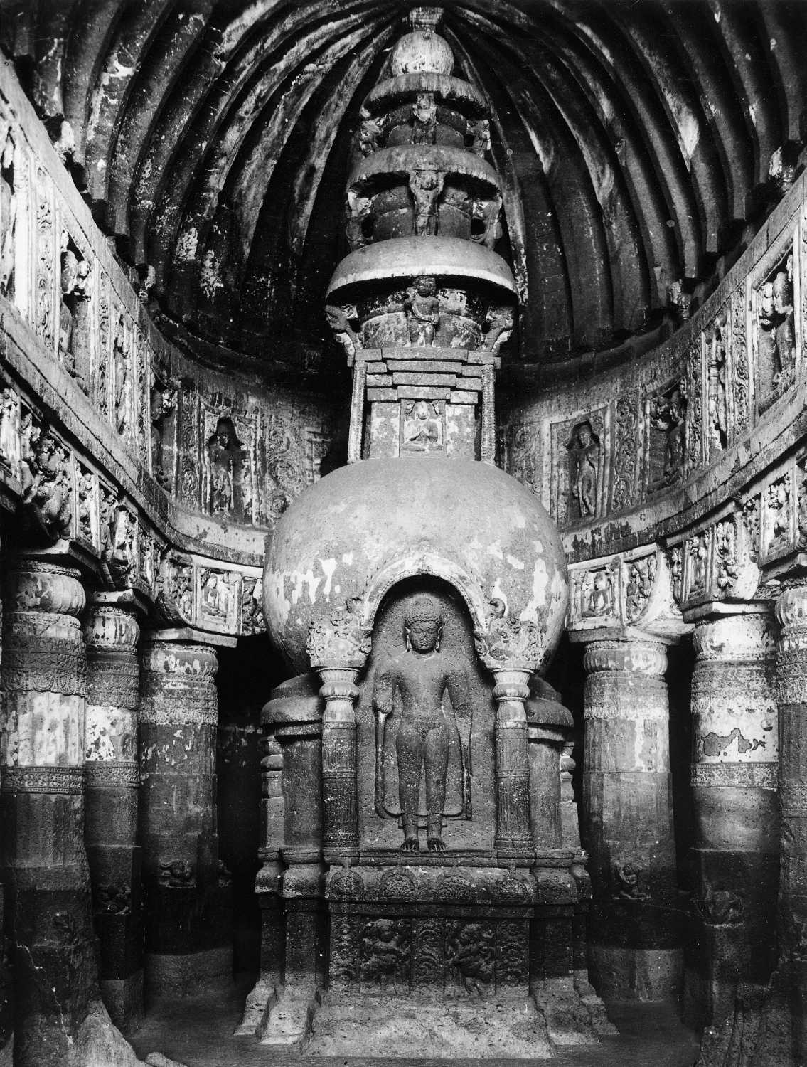 Cave 19, Ajanta, Aurangabad, Maharashtra