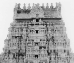 Gopuras, Srirangam, Tamil Nadu