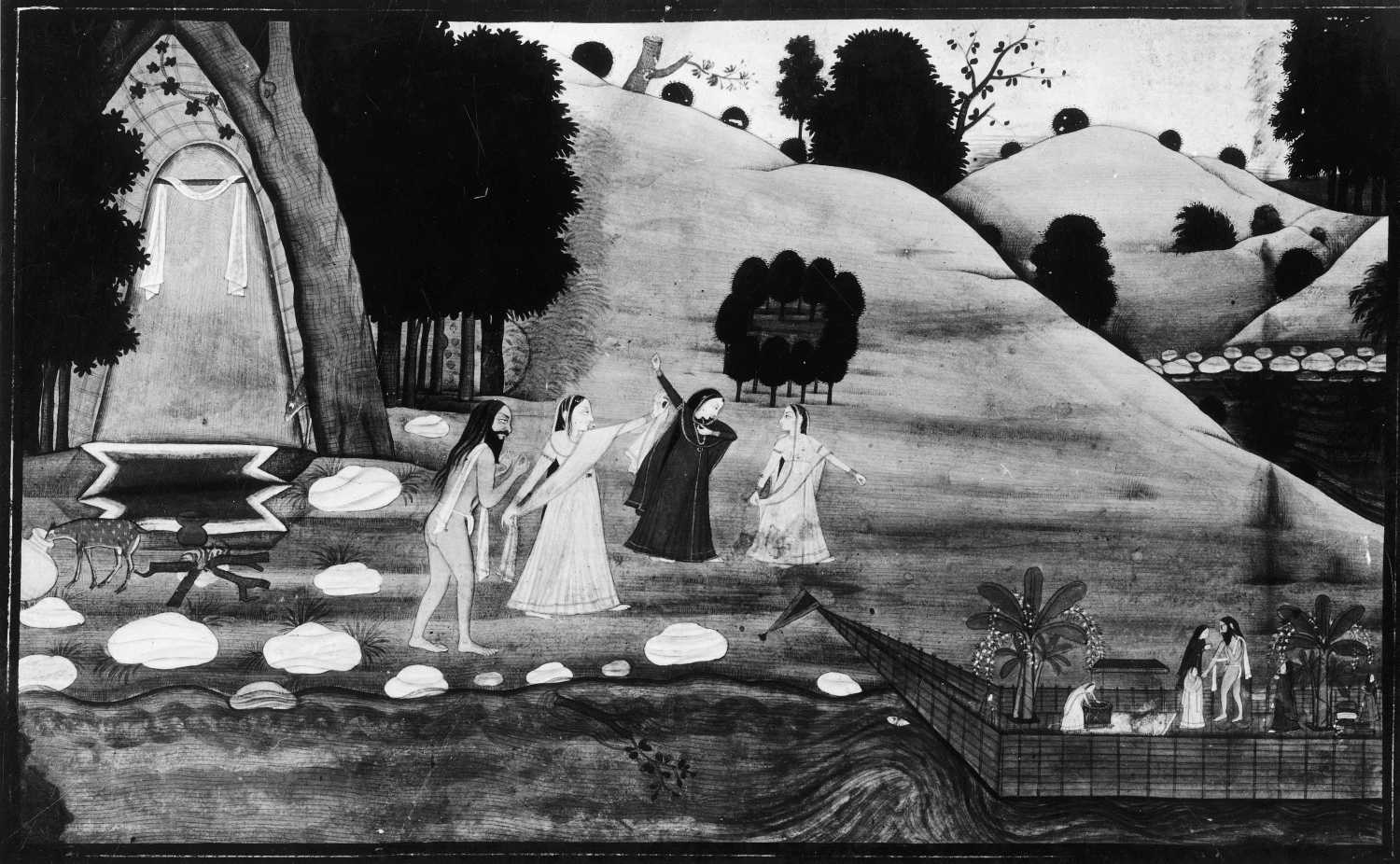 Dancing figures in Indian Art