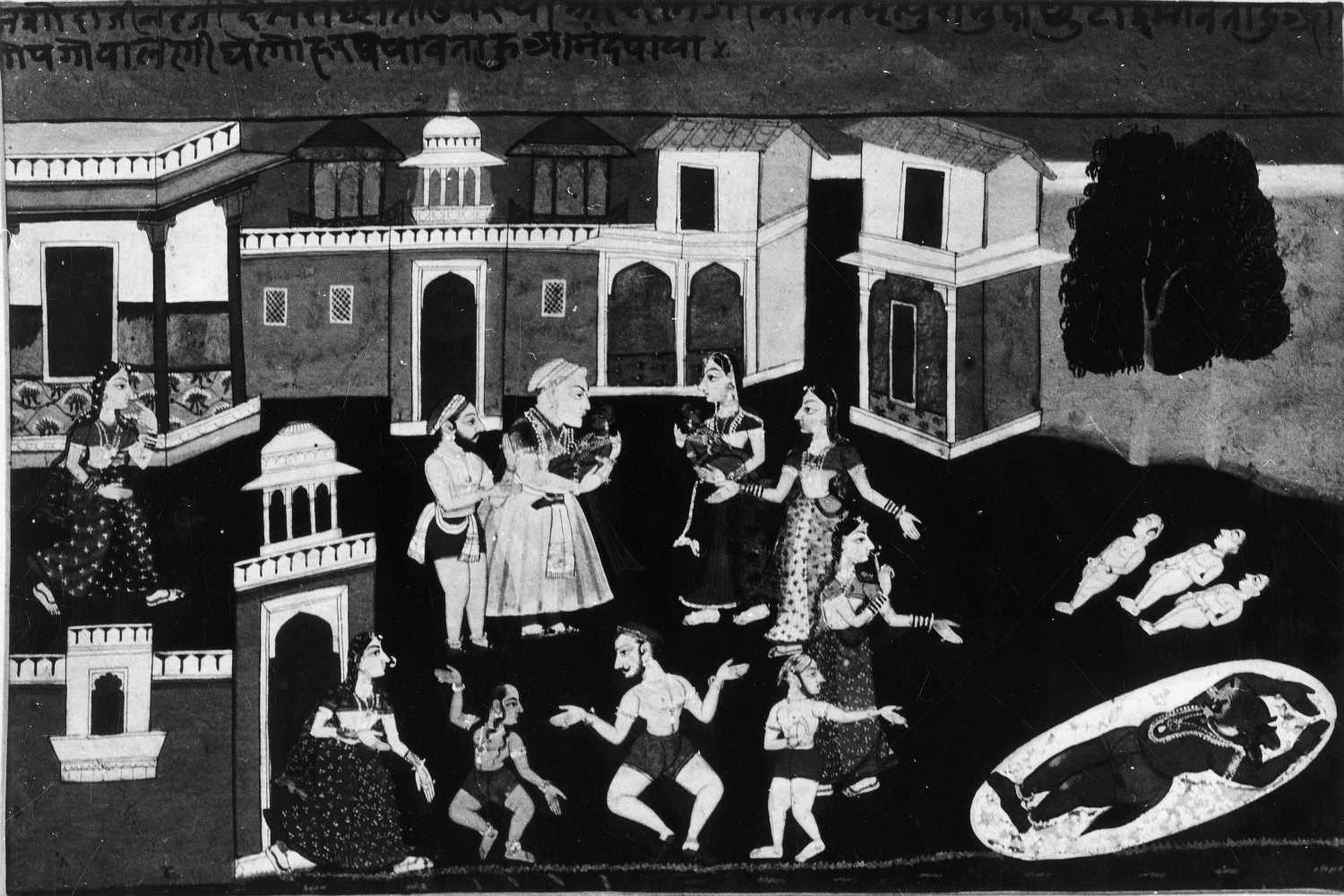 Dancing figures in Indian Art
