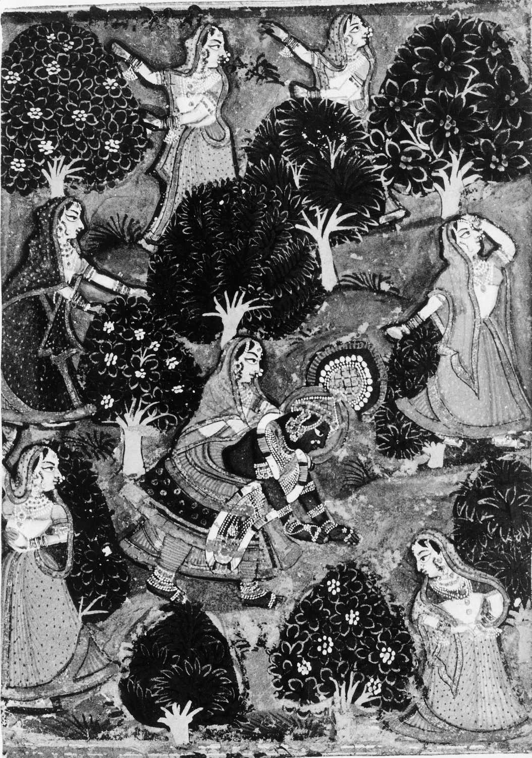 Dancing figures in Indian Art